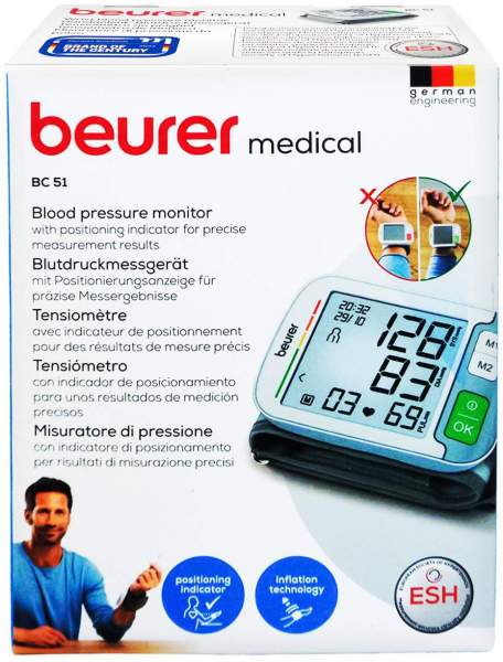 Beurer Bc51 Handgelenk Blutdruckmessgerät