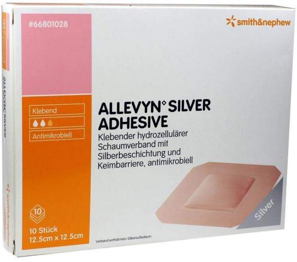 Allevyn Silver Adhesive 12,5x12,5cm Verband