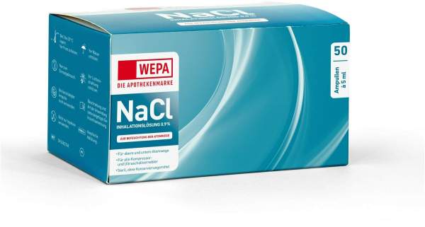 WEPA Inhalationslösung NaCl 0,9% 50 Ampullen