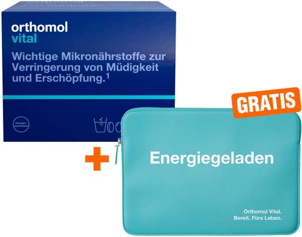 Orthomol Vital 30 Tagesportionen Orange 1 Kombipackung + gratis Laptop-Tasche 1 Stück
