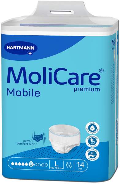 Molicare Premium Mobile 6 Tropfen L 14 Stück