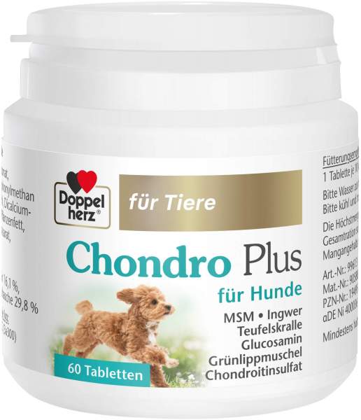 Doppelherz Für Tiere Chondro Plus Für Hunde 60 Tabletten