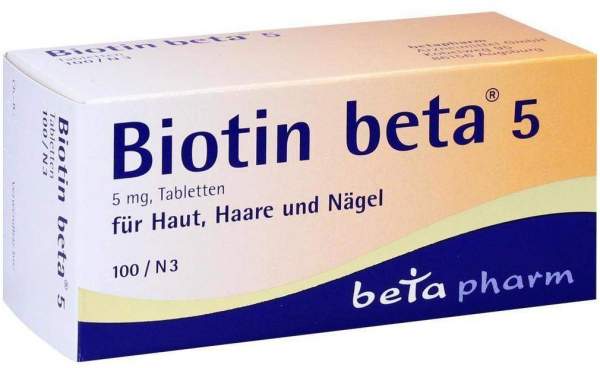 Biotin Beta 5 100 Tabletten