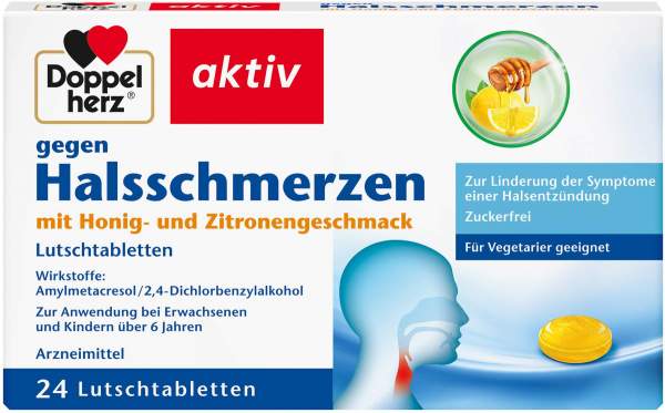 Doppelherz Aktiv Gegen Halsschmerzen 24 Lutschtabletten