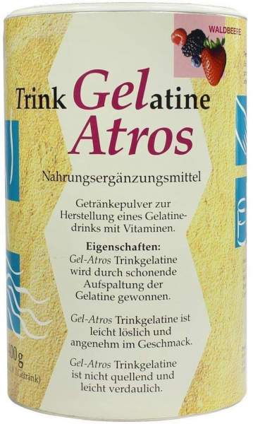 Gel-Atros Trinkgelatine Waldbeere 400 G Pulver