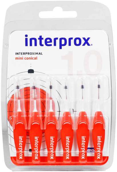 Interprox Reg. Miniconical Rot Interdentalbürsten 6 Stück