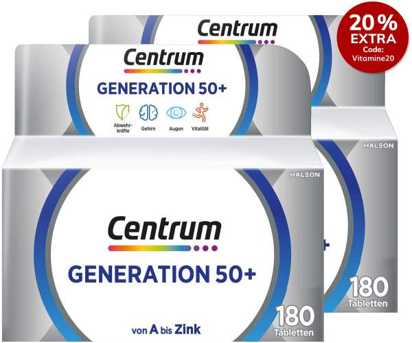 Centrum Generation 50+ 2 x 180 Tabletten