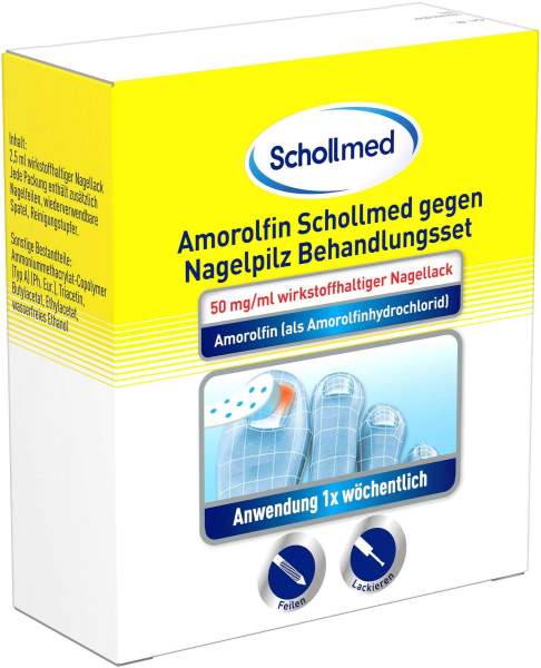 Amorolfin Schollmed gegen Nagelpilz Behandlungsset 2,5 ml