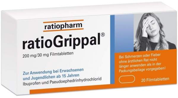 Ratiogrippal 200 mg - 30 mg 20 Filmtabletten