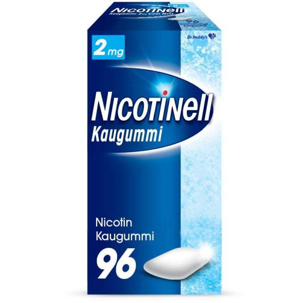Nicotinell Kaugummi 2 mg Cool Mint 96 Stück