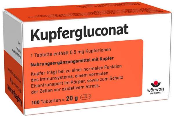 Kupfergluconat 100 Tabletten