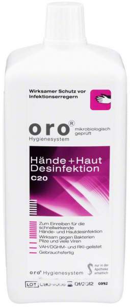 Oro C20 Hände + Hautdesinfektion 1000 ml Lösung