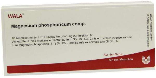Wala Magnesium Phos. Comp. 10 X 1 ml Ampullen