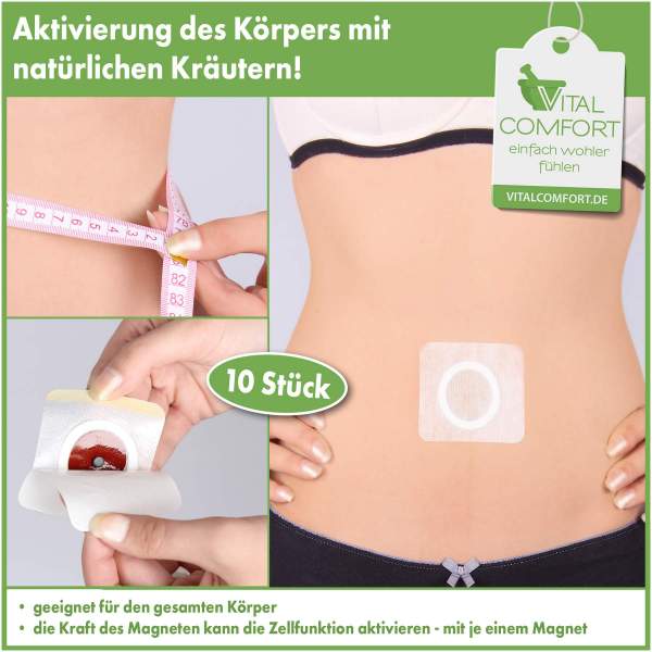 Vital Comfort Pflaster mit Magneten, 10 Stück