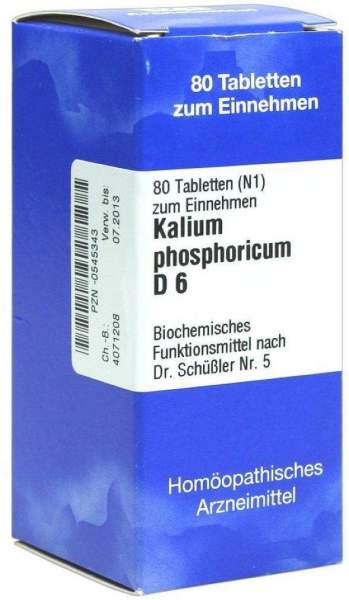 Biochemie 5 Kalium Phosphoricum D6 Tabletten 80 Tabletten