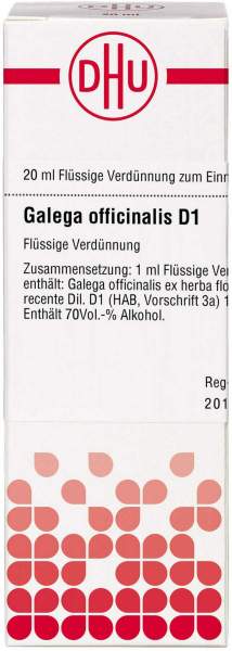 DHU Galega officinalis D1 Dilution 20 ml