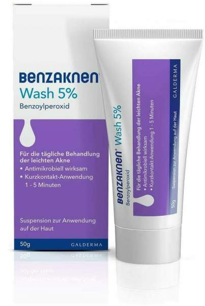 Benzaknen Wash 5 % Suspension 50 G