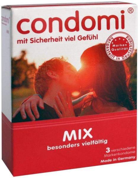 Condomi Mix Besonders Vielfältig 3 Markenkondome im Set