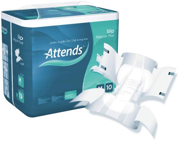 Attends Slip Regular Plus 10 Größe Medium 14 Stück