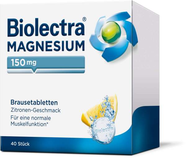 Biolectra Magnesium 150 mg 40 Brausetabletten