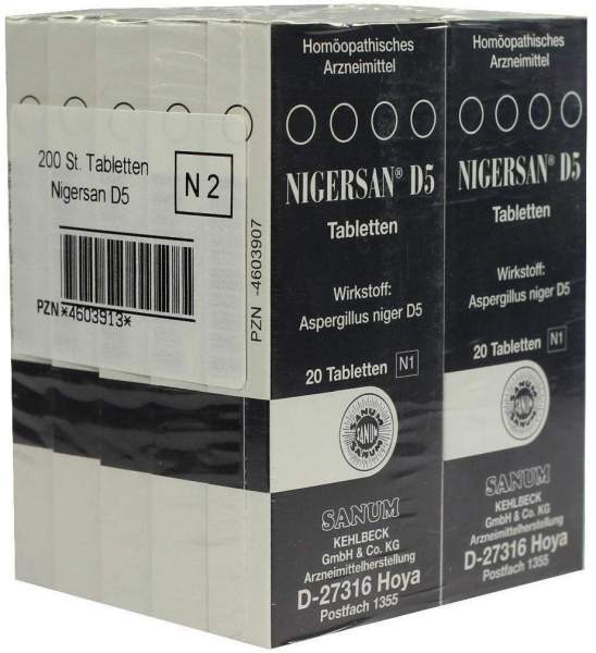 Nigersan D5 10 X 20 Tabletten