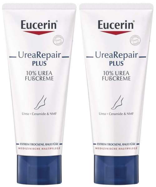 Eucerin UreaRepair Plus Fußcreme 10% 2 x 100 ml