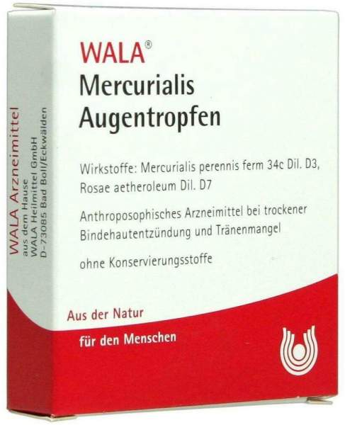 Wala Mercurialis 5 X 0,5 ml Augentropfen