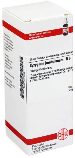 Dhu Syzygium Jambolanum D6 Dilution