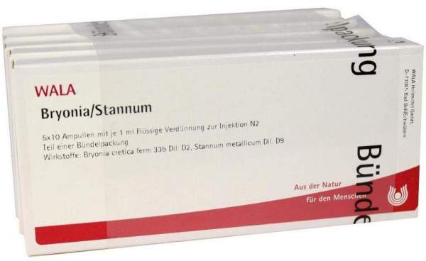 Bryonia Stannum Ampullen 50 X 1 ml