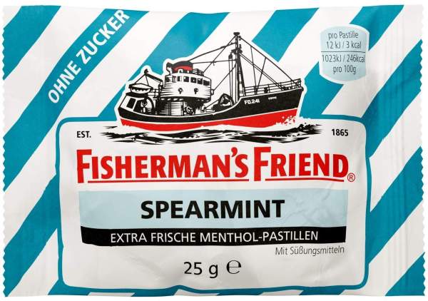 Fishermans Friend Spearmint Ohne Zucker