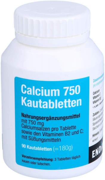 Calcium 750 90 Kautabletten