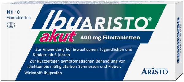 Ibuaristo Akut 400 mg 10 Filmtabletten