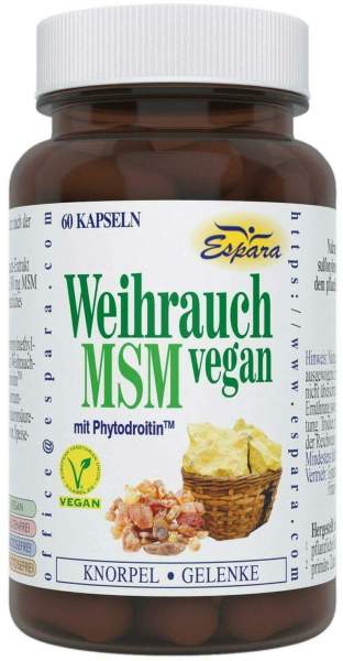 Weihrauch Msm Vegan Kapseln 60 Stk