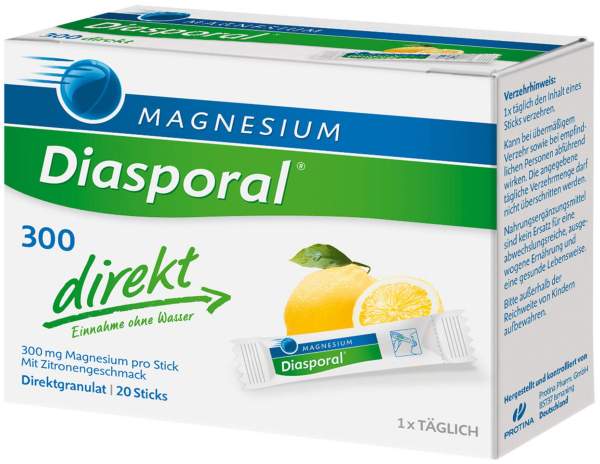 Magnesium Diasporal 300 Direkt 20 Sticks Granulat