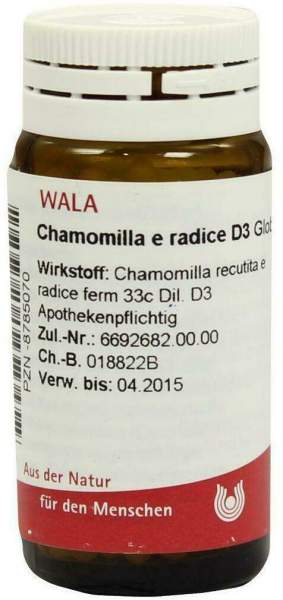 Wala Chamomilla E Radice D3 20 G Globuli