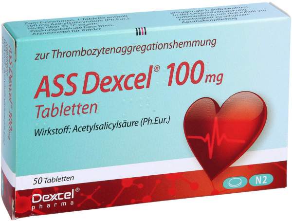 Ass Dexcel 100 mg 50 Tabletten
