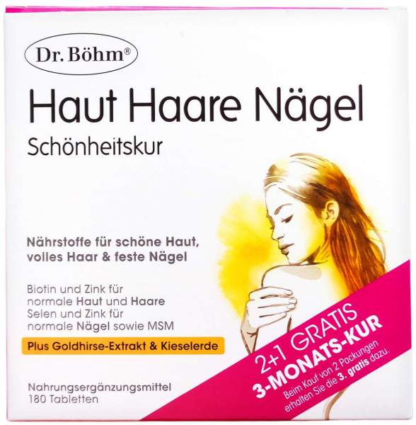 Dr. Böhm Haut Haare Nägel 180 Tabletten