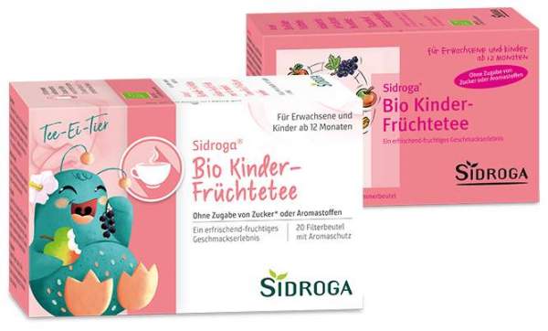 Sidroga Bio Kinder Früchtetee 20 Filterbeutel