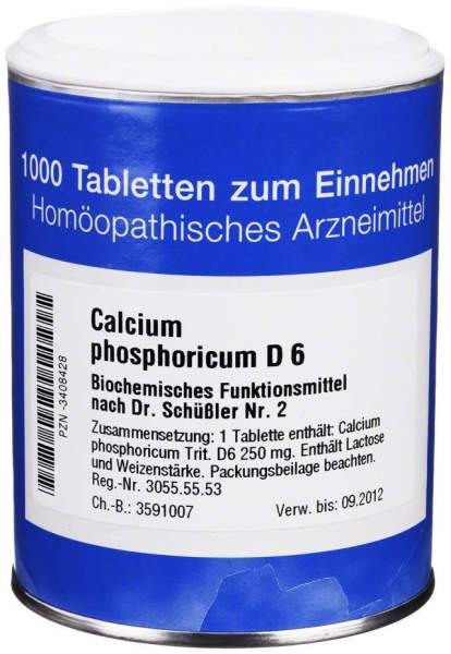 Biochemie 2 Calcium Phosphoricum D6 Tabletten 1000 Tabletten