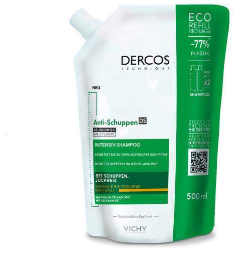 Vichy Dercos Anti-Schuppen Shampoo trockene Kopfhaut Nachfüllpack 500 ml