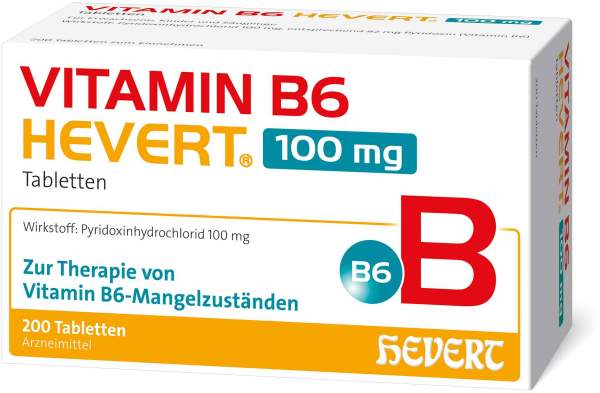Vitamin B6 Hevert 100 mg 200 Tabletten