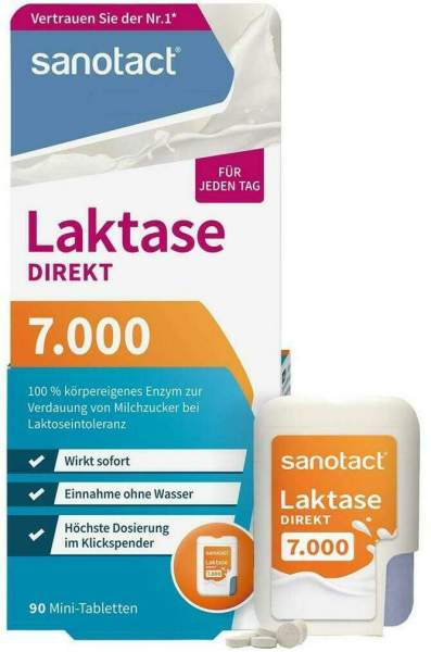 Sanotact Laktase 7.000 Fcc Mini-Tabletten
