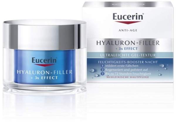 Eucerin Hyaluron Filler Feuchtigkeitsbooster Nacht 50 ml Creme