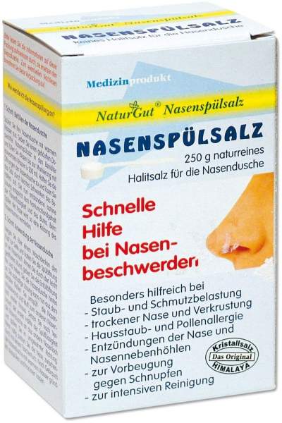 Nachfüllpackung Nasenspülsalz Kristallsalz 250g Beutel
