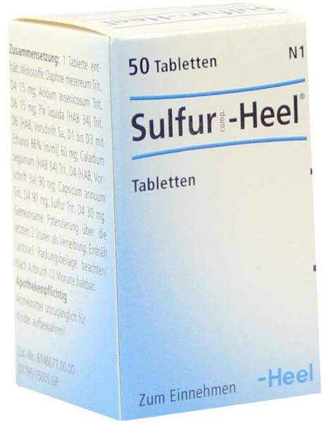Sulfur Comp. Heel Tabletten 50 Tabletten