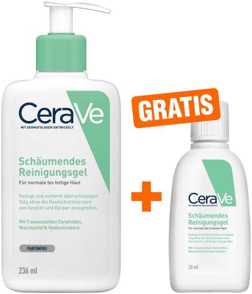 CeraVe Reinigungsgel 236 ml schäumend + gratis 20 ml
