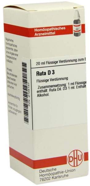 DHU Ruta D3 Dilution 20 ml