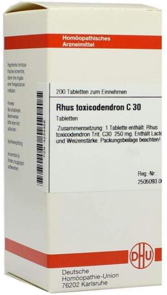 DHU Rhus toxicodendron C30 200 Tabletten