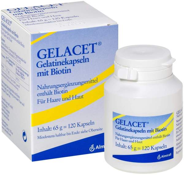 Gelacet Gelatine Mit Biotin 120 Kapseln