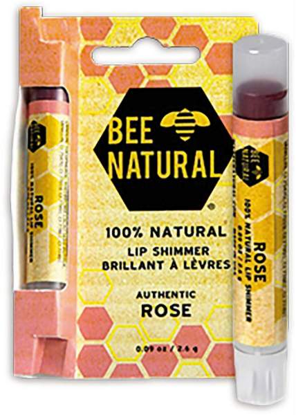 Bee Natural Lippenpflegestift Shimmer Rose